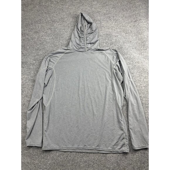 NRS Fishing Hoodie Mens Large Gray Lightweight Long Sleeve Performance Sun - Picture 1 of 11